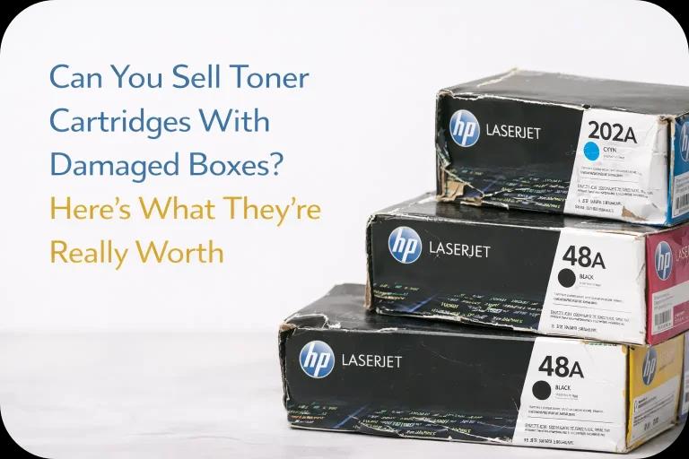 Can You Sell Toner Cartridges With Damaged Boxes? Here’s What They’re Really Worth