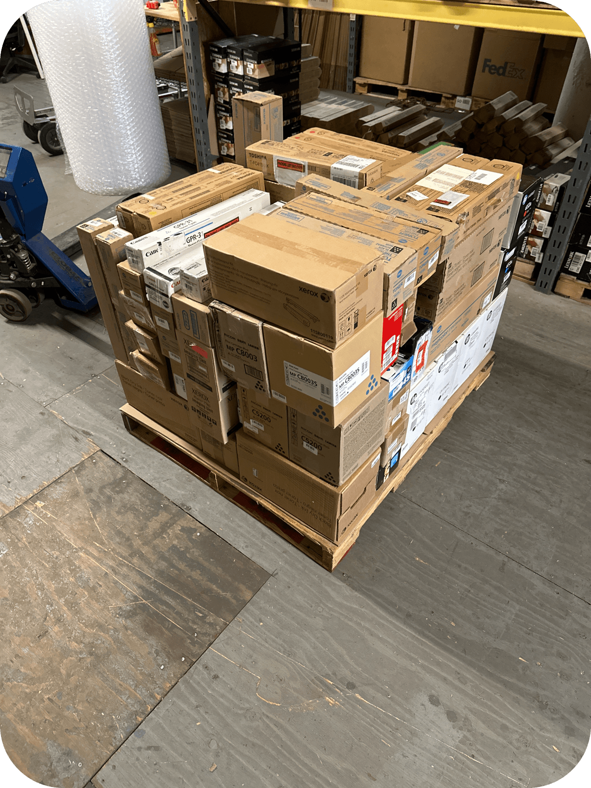 Selling toner in bulk from office inventory