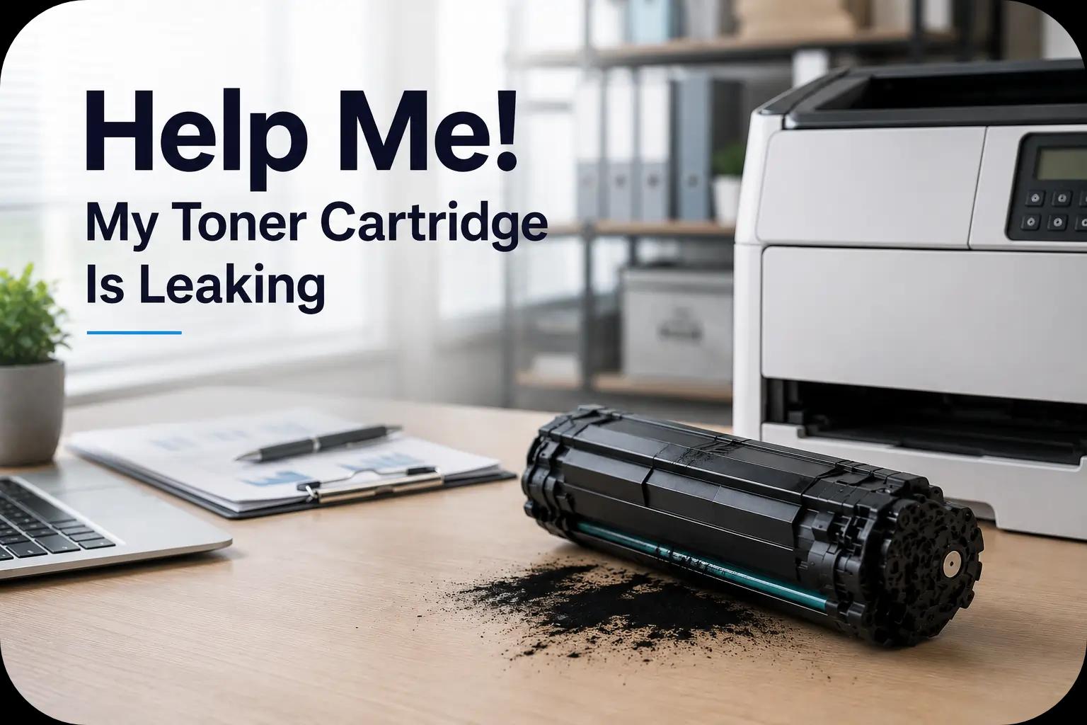 Help Me! My Toner Cartridge Is Leaking