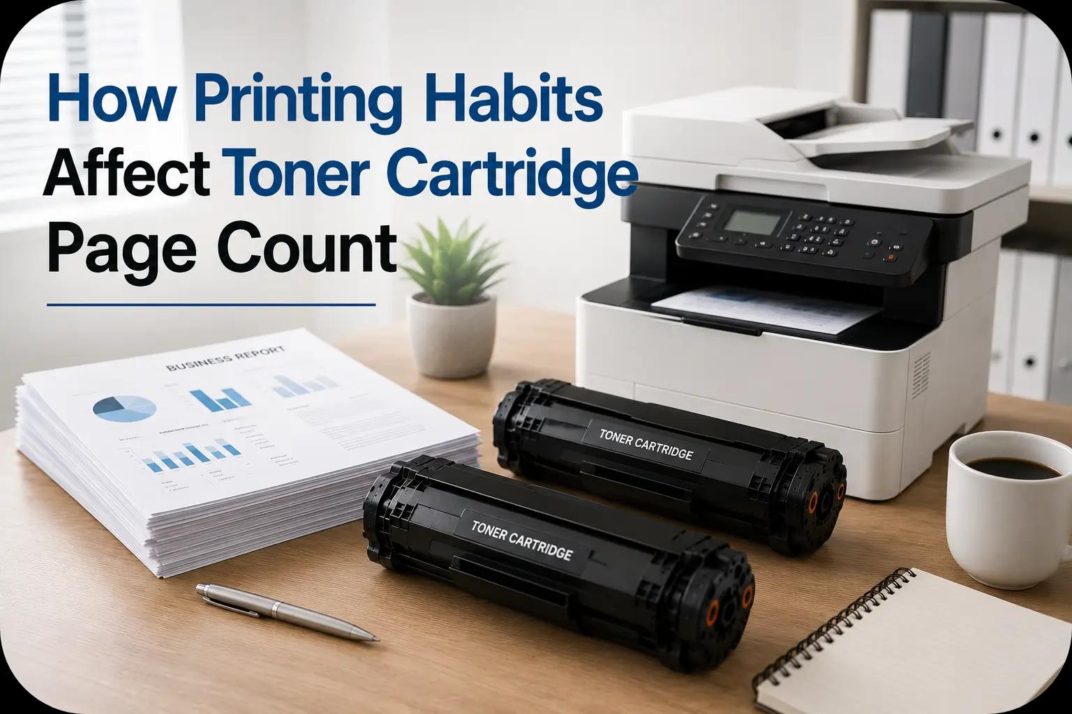 How Printing Habits Affect Toner Cartridge Page Count?