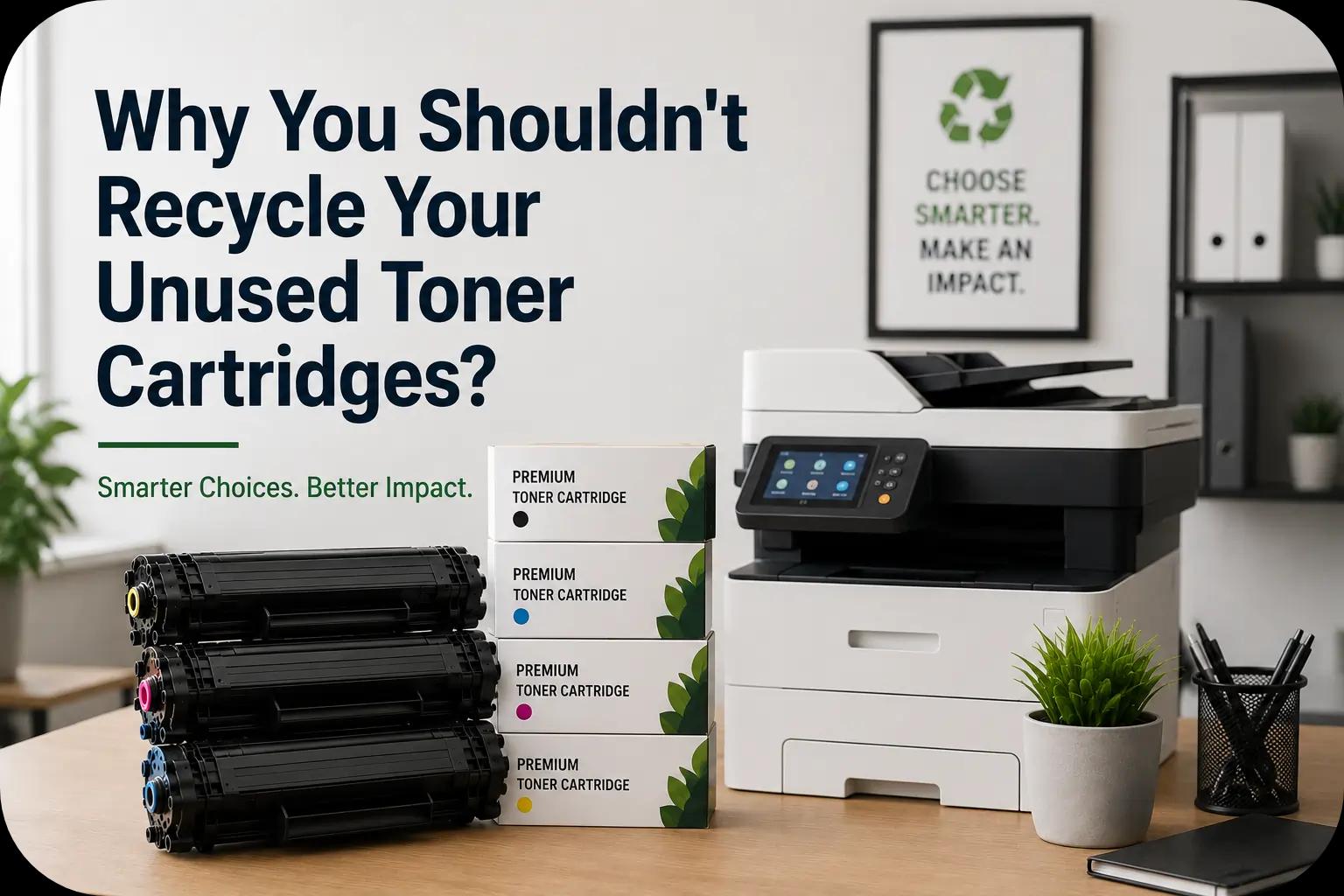 Why You Shouldn’t Recycle Your Unused Toner Cartridges?