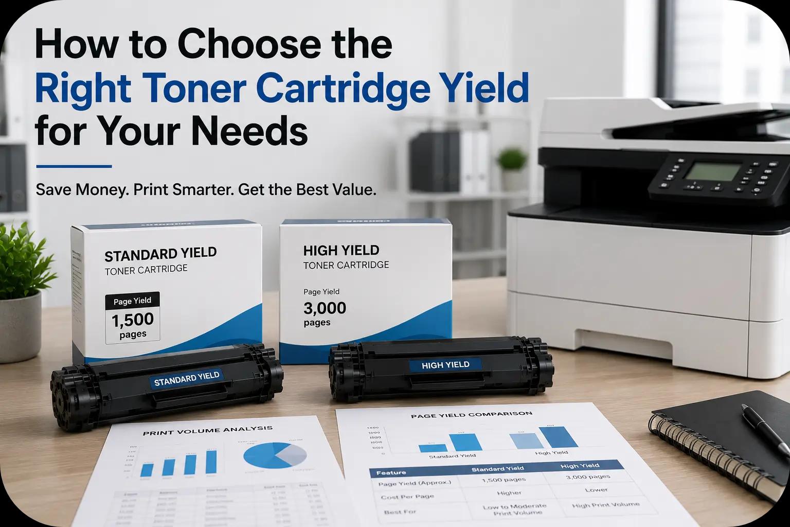 How to Choose the Right Toner Cartridge Yield for Your Needs?