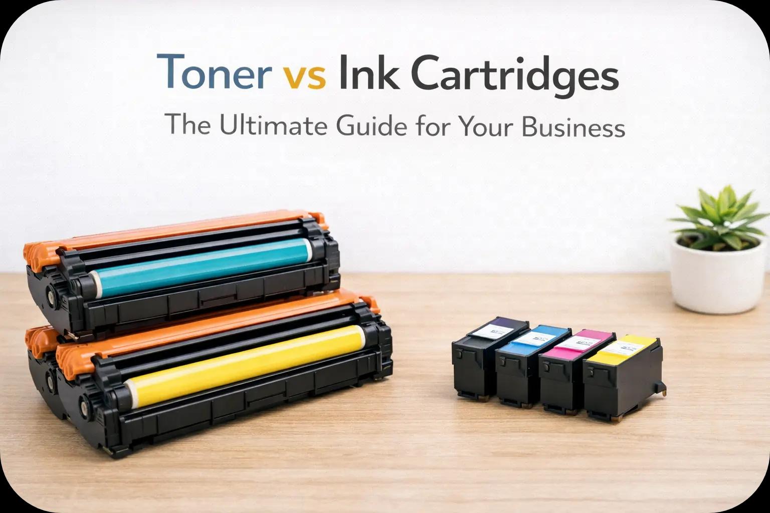Toner vs Ink Cartridges | The Ultimate Guide for Your Business