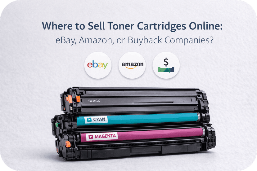 Where to Sell Toner Cartridges Online | eBay, Amazon, or Buyback Companies?
