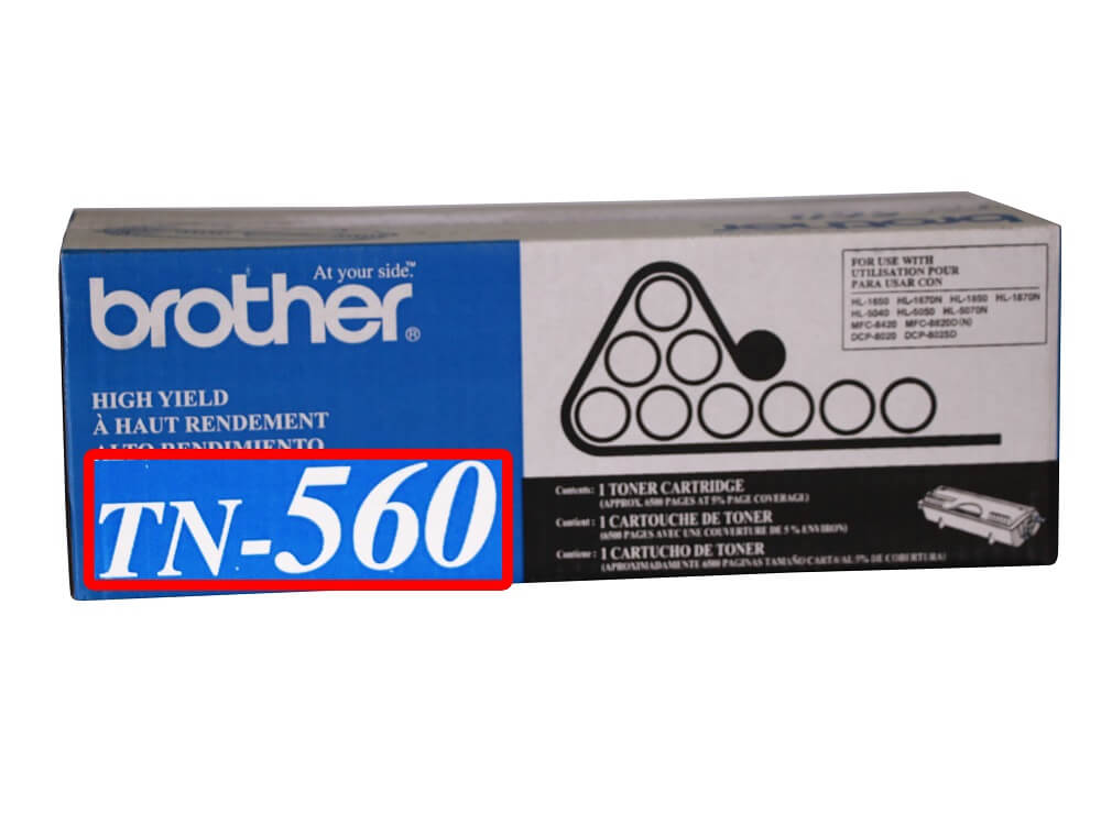 Brother toner model reference 1