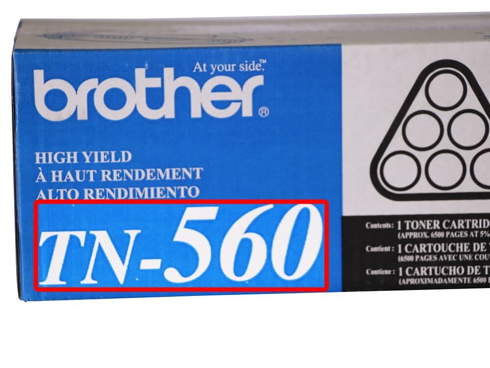 Brother toner model reference 2