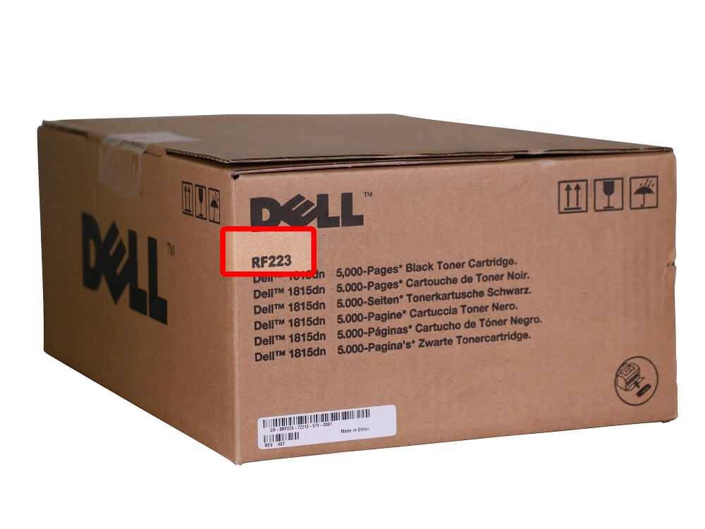 Dell toner model reference 1