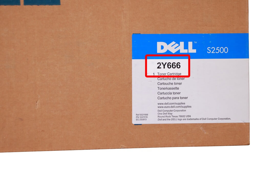 Dell toner model reference 4