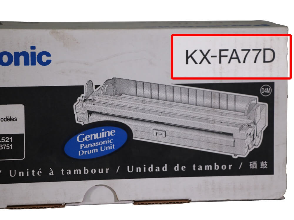 Panasonic toner model reference 4