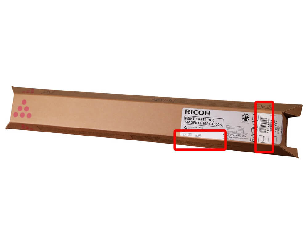 Ricoh toner model reference 2