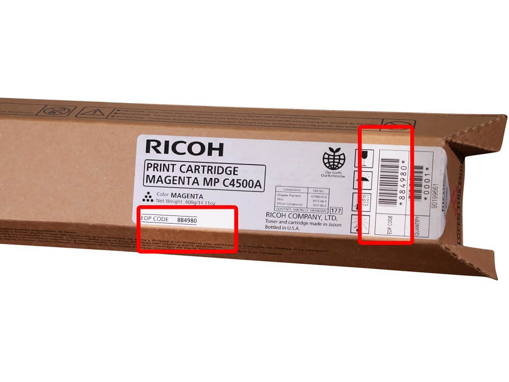 Ricoh toner model reference 3