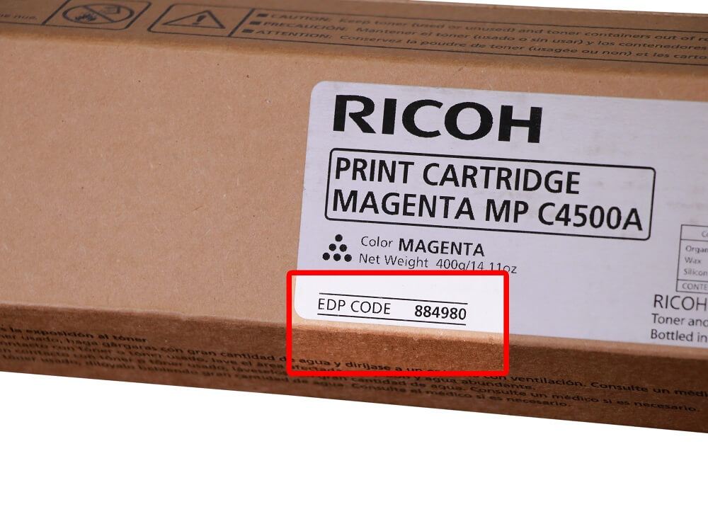 Ricoh toner model reference 5